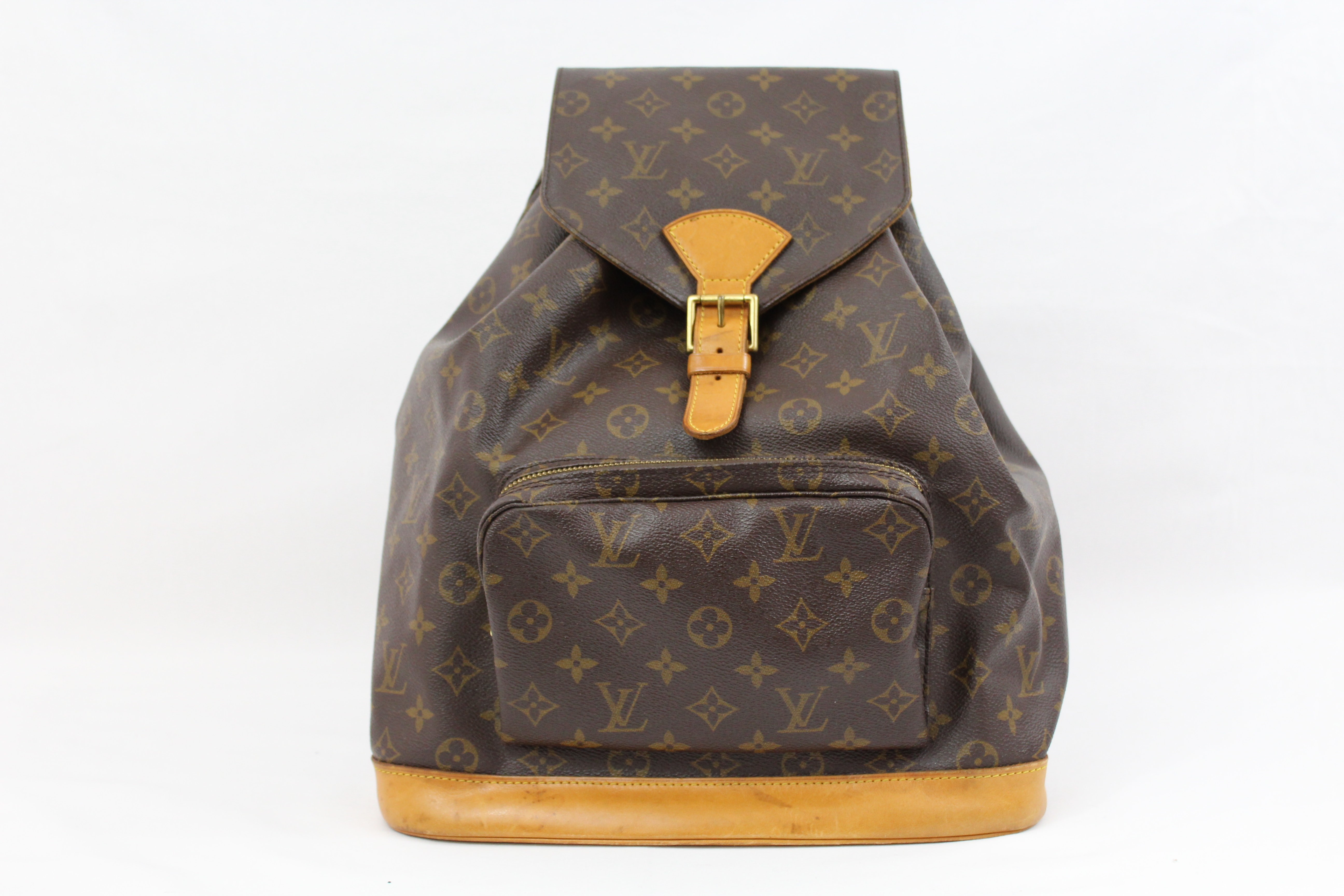 Louis Vuitton, Bags, New Cowhidelouis Vuitton Montsouris Gm Backpack  Monogram Large Size