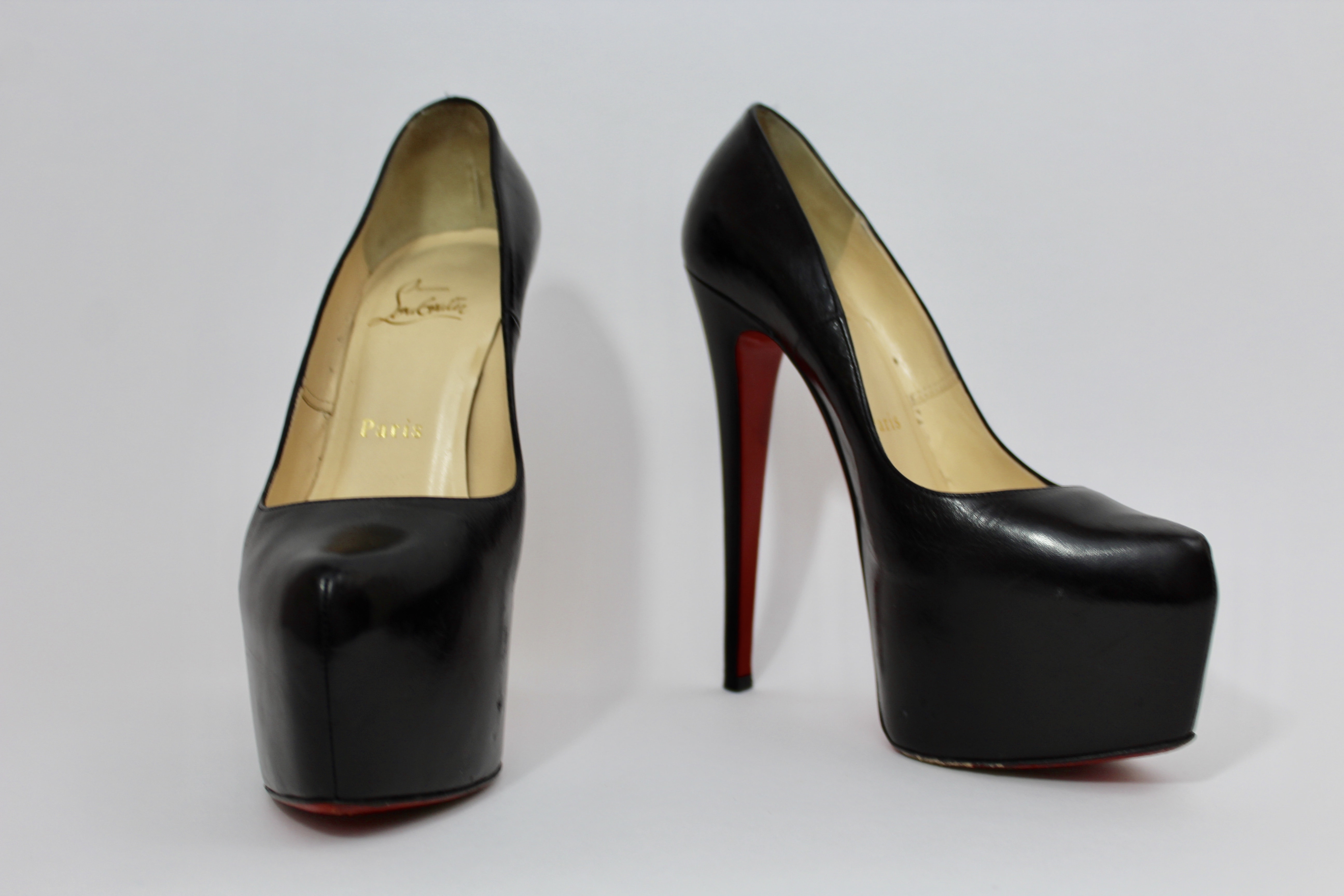 Christian Louboutin sky high platform heels