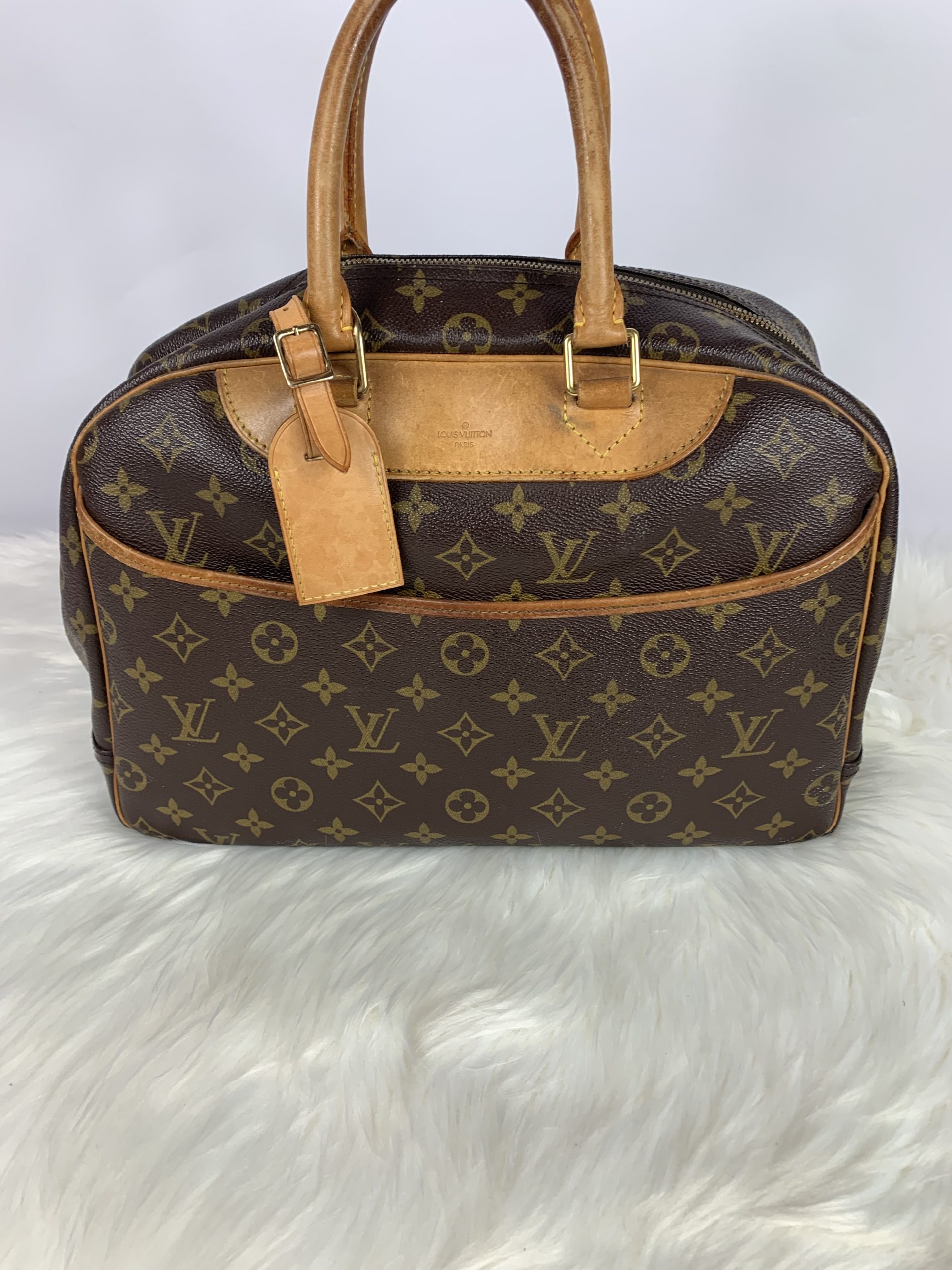 Louis Vuitton Tweed Vanity Bowling Bag - Green Handle Bags, Handbags -  LOU553117